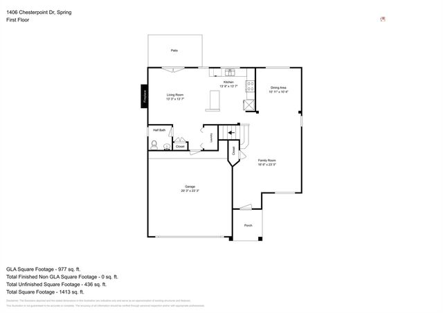 1406 Chesterpoint Drive, Spring, TX 77386