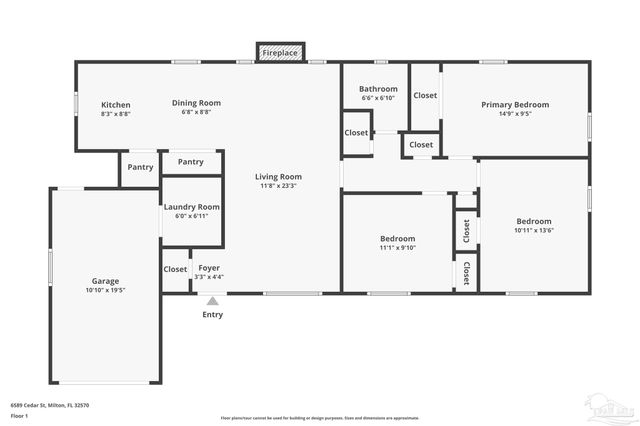 6589 Cedar St, Milton, FL 32570