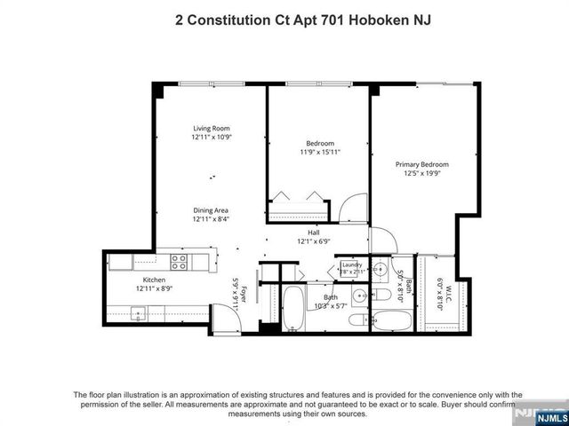 2 Constitution Court 701, Hoboken, NJ 07030