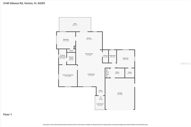 3140 ODESSA ROAD, Venice, FL 34293