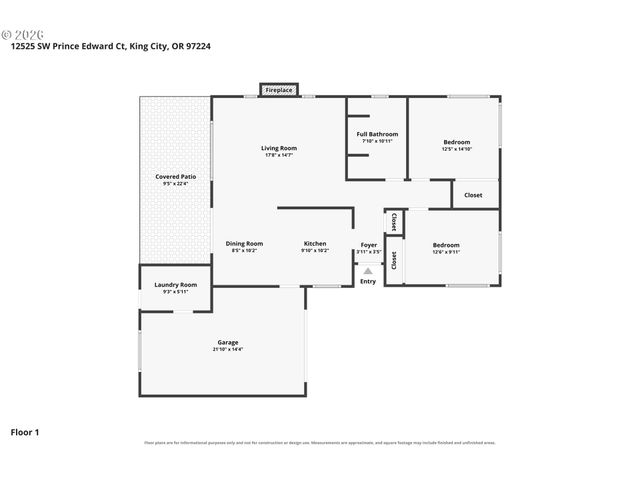 12525 Sw PRINCE EDWARD Ct, Portland, OR 97224