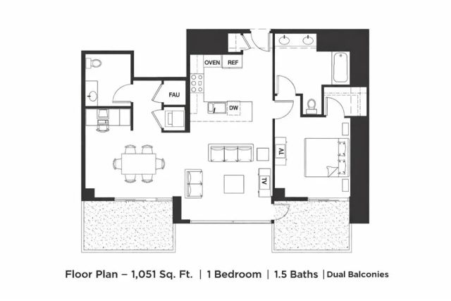 800 The Mark Lane 1806, San Diego, CA 92101