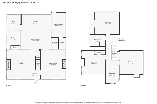 351 W Main Street, Hillsboro, OH 45133