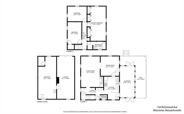 134 Richmond Ave, Worcester, MA 01602