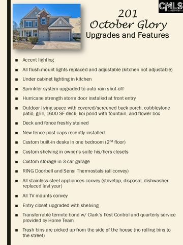 201 October Glory Drive, Blythewood, SC 29016