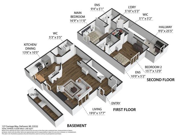 127 Carriage Way, Deforest, WI 53532