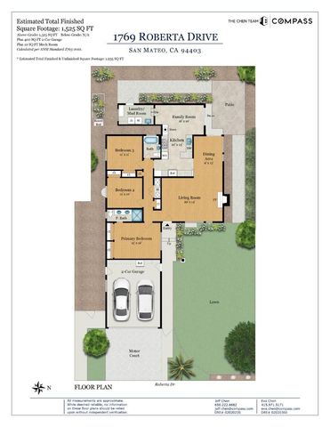 1769 Roberta Drive, San Mateo, CA 94403