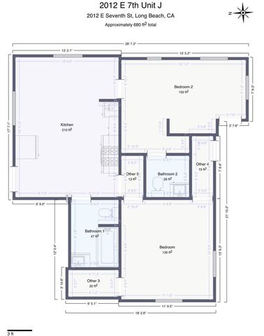 2012 E 7th Street J, Long Beach, CA 90804