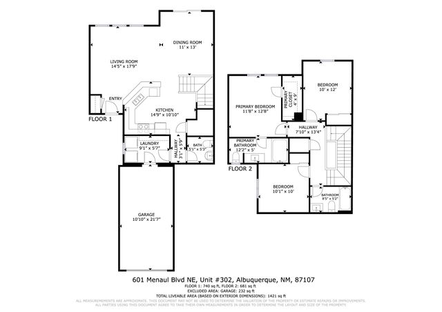 601 Menaul Boulevard NE UNIT 302, Albuquerque, NM 87107