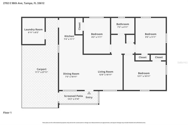 2702 E 98TH AVENUE, Tampa, FL 33612