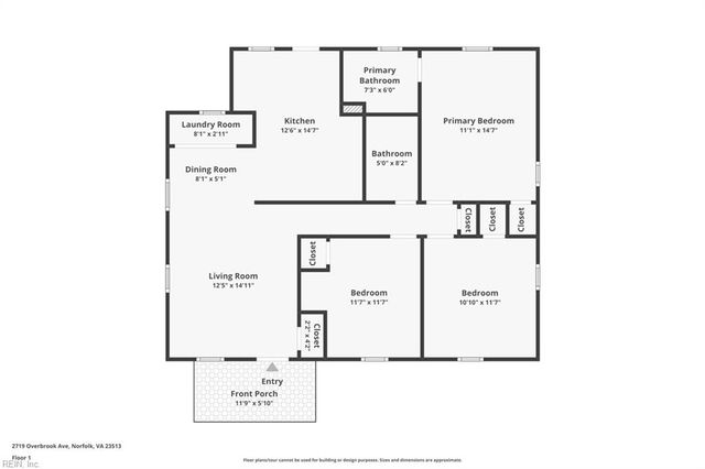 2719 Overbrook AVE, Norfolk, VA 23513