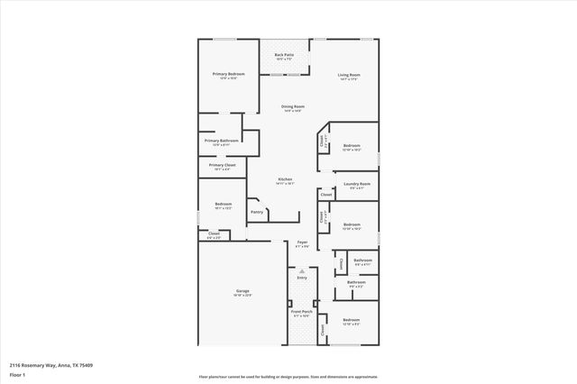 2116 Rosemary Way, Anna, TX 75409