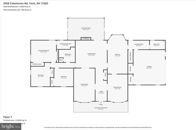 3558 CIMMERON RD, York, PA 17402