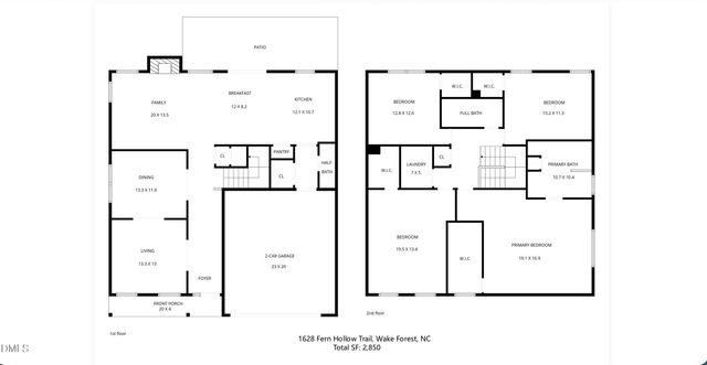 1628 Fern Hollow Trail, Wake Forest, NC 27587