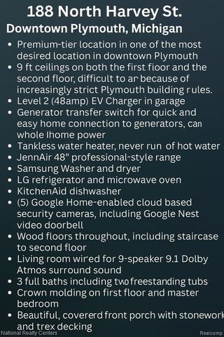 188 N Harvey Street, Plymouth, MI 48170