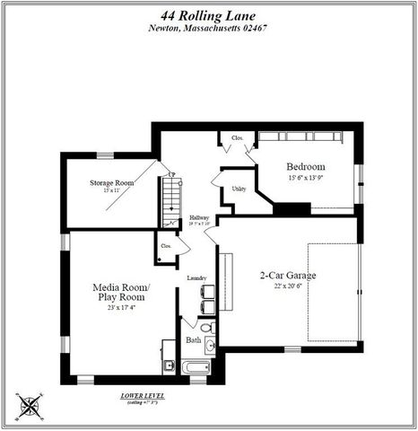 44 Rolling Ln, Newton, MA 02467