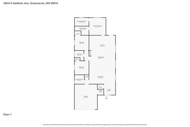 16814 E Baldwin Ave, Spokane Valley, WA 99016