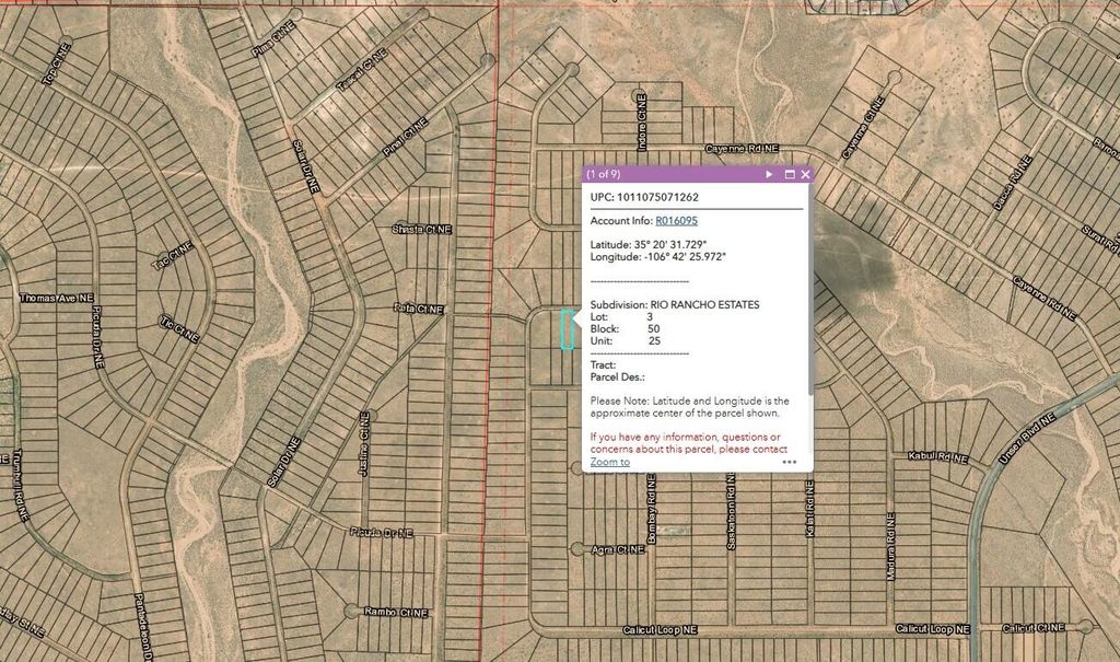 L3 B50 U25 CALICUT Loop NE, Rio Rancho, NM 87144