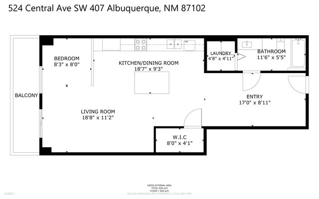 524 Central Avenue SW UNIT 407, Albuquerque, NM 87102