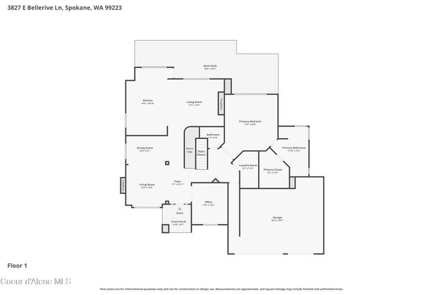 3827 E BELLERIVE LN, Spokane, WA 99223