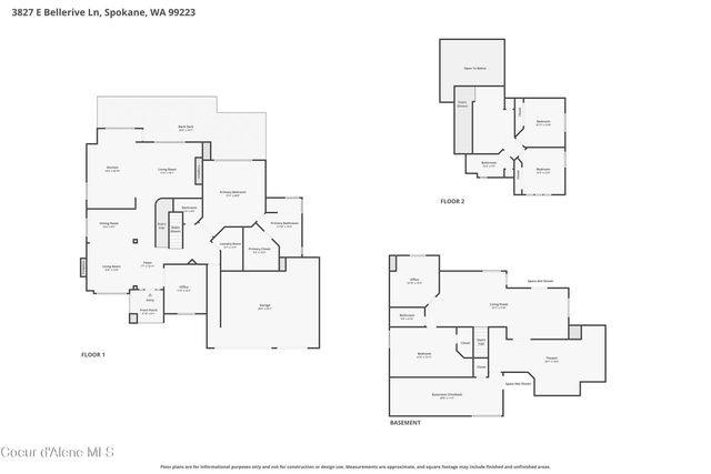3827 E BELLERIVE LN, Spokane, WA 99223