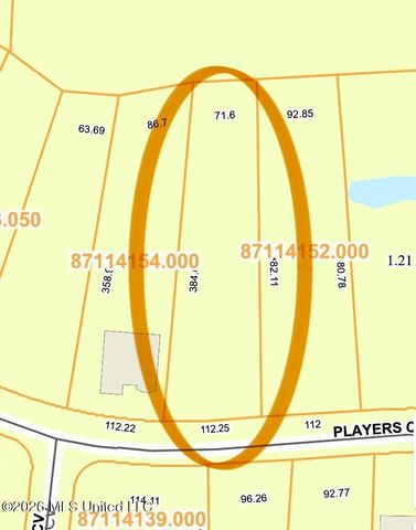 Lot 153 Players Cove, Gautier, MS 39553