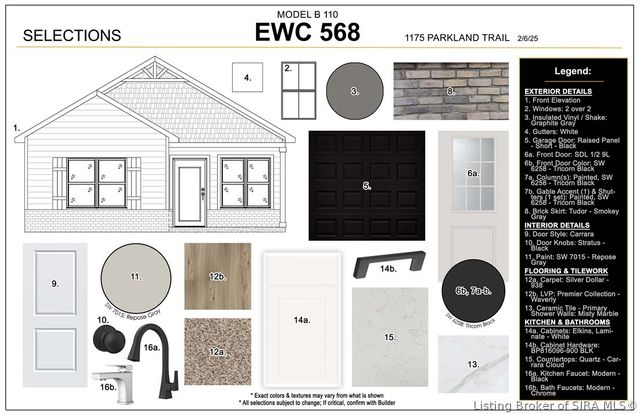 1175 - LOT 568 Parkland Trail, Jeffersonville, IN 47130