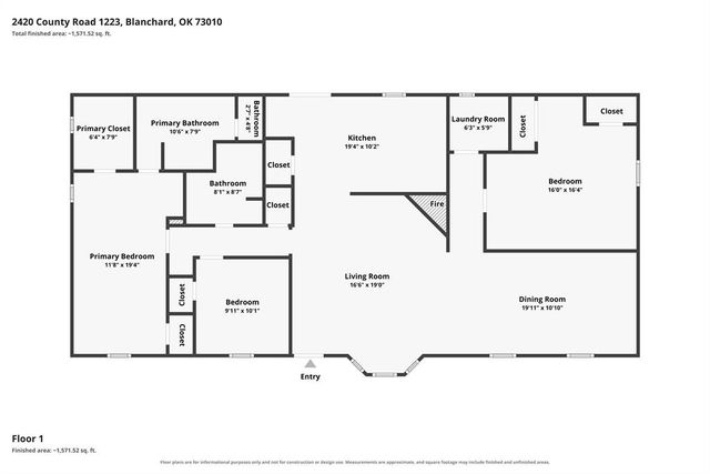 2420 County Road 1223, Blanchard, OK 73010