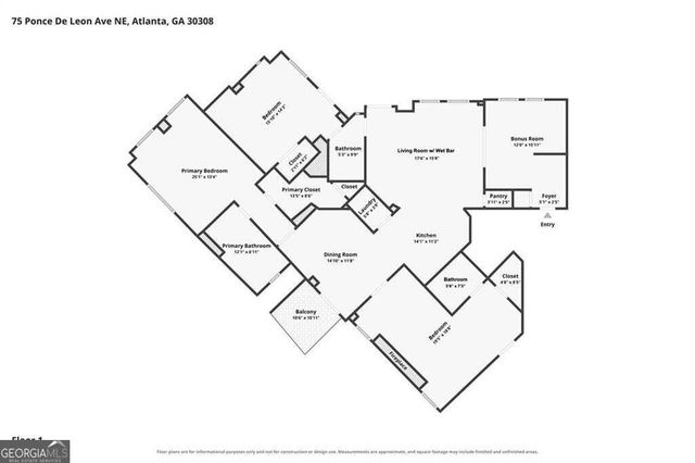 75 Ponce de Leon Avenue NE 1107, Atlanta, GA 30308