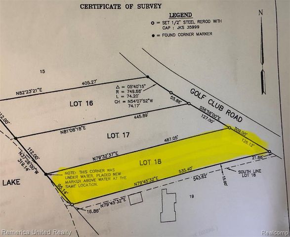 Lot 18 VL Golf Club, Howell, MI 48843