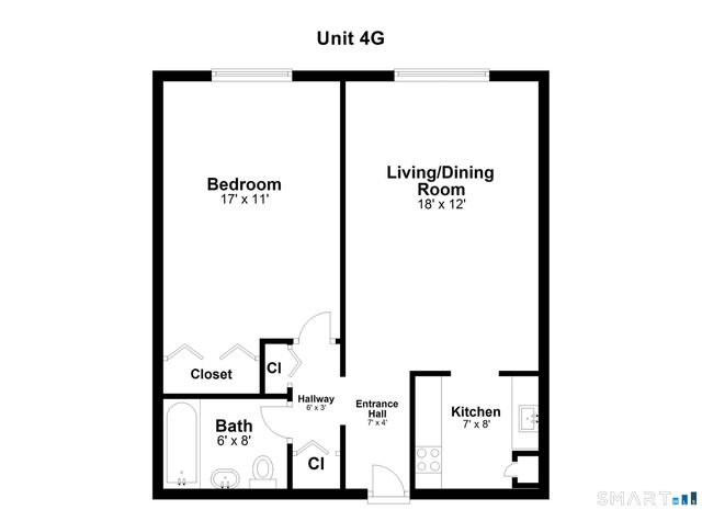 140 Grove Street 4G, Stamford, CT 06901