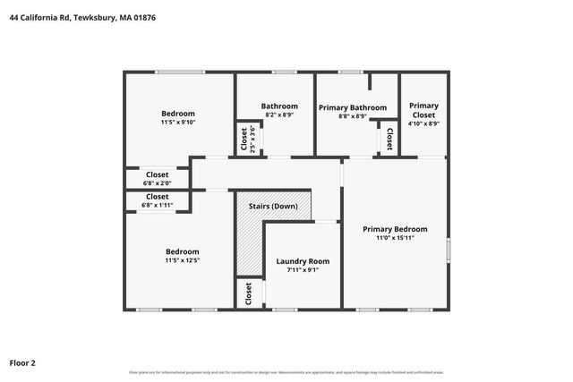 44 California, Tewksbury, MA 01876