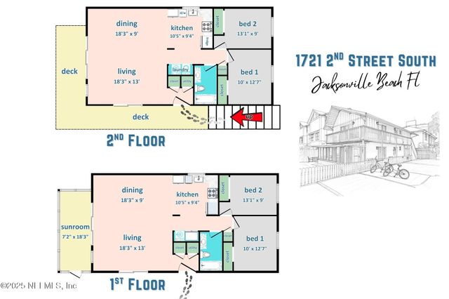 1721 S 2ND Street S, Jacksonville Beach, FL 32250