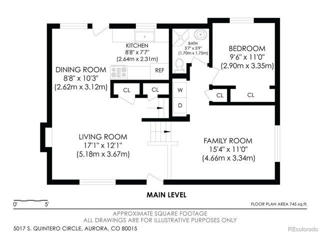 5017 S Quintero Cir, Aurora, CO 80015