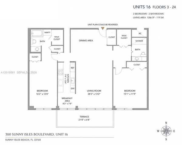 230 174th St 1916, Sunny Isles Beach, FL 33160