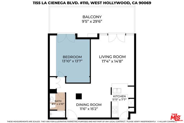 1155 N La Cienega Boulevard 110, West Hollywood, CA 90069