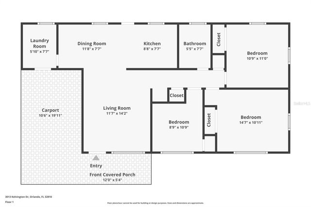 3013 KELVINGTON DRIVE, Orlando, FL 32810