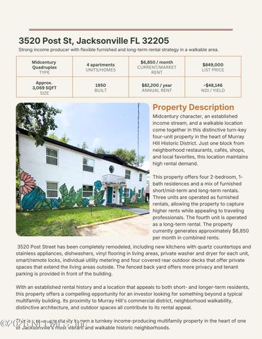 2564 W 23RD Street, Jacksonville, FL 32209