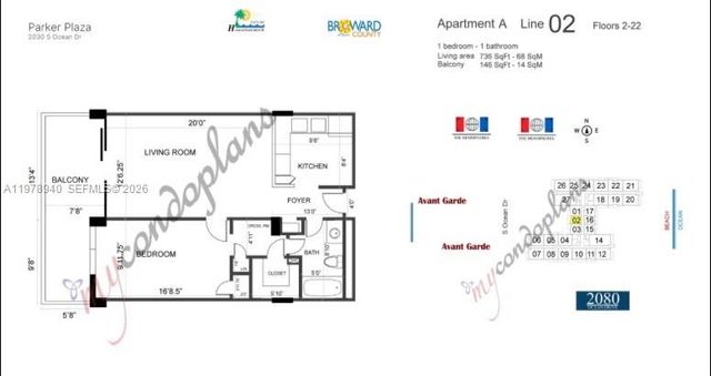 2030 S Ocean Dr 1802, Hallandale Beach, FL 33009