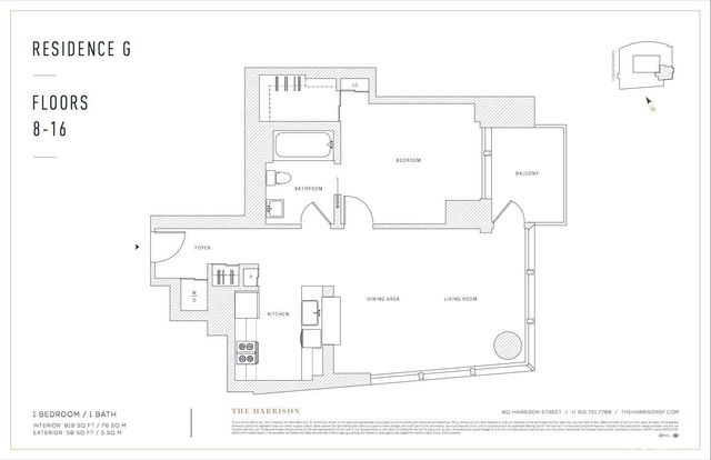 401 Harrison Street 8G, San Francisco, CA 94105