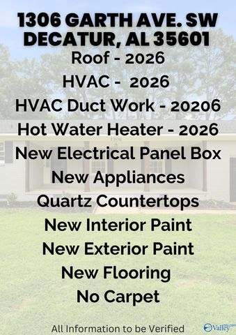 1306 Garth Avenue SW, Decatur, AL 35601