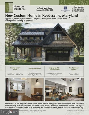 88 MAIN ST S, Keedysville, MD 21756