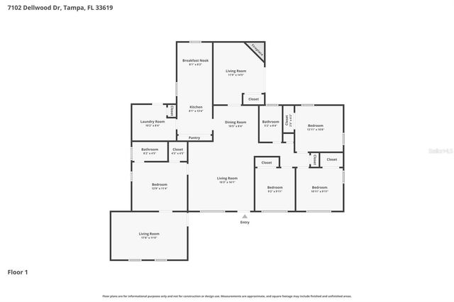 7102 DELLWOOD DRIVE, Tampa, FL 33619