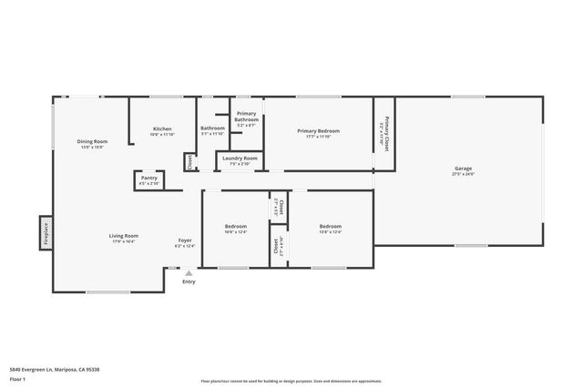 5840 Evergreen Ln, Mariposa, CA 95338