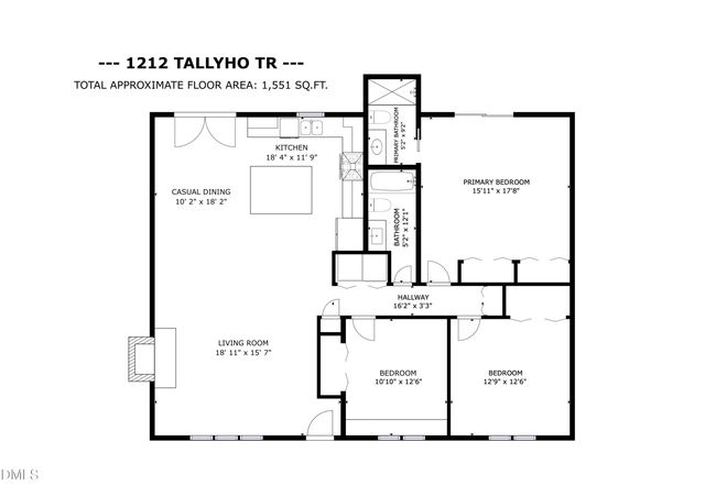 1212 Tallyho Trail, Chapel Hill, NC 27516