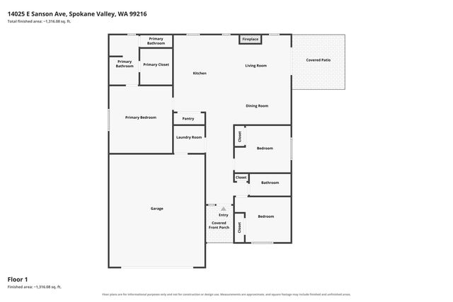 14025 E Sanson Ave, Spokane Valley, WA 99216