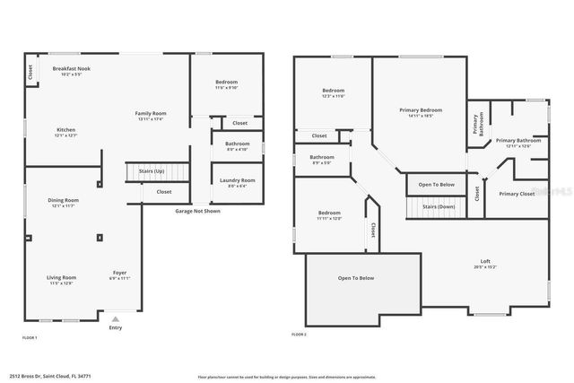 2512 BROSS DRIVE, St Cloud, FL 34771