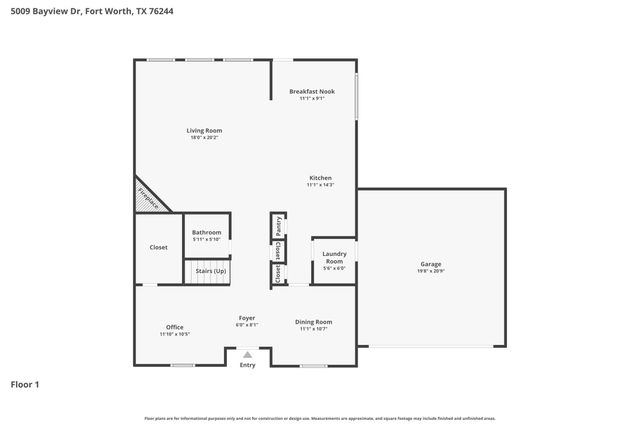 5009 Bay View Drive, Fort Worth, TX 76244