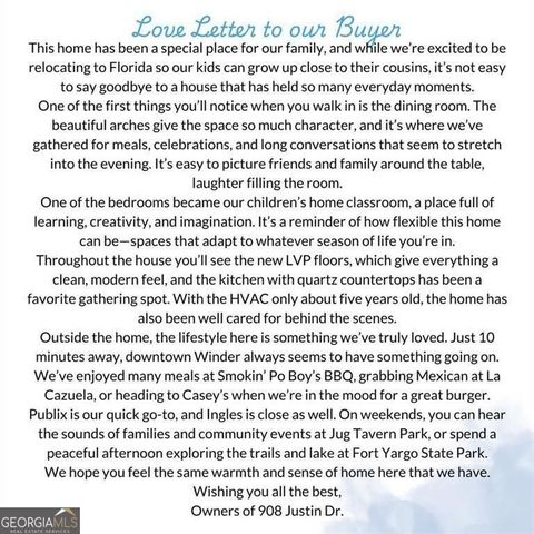 908 Justin Drive, Winder, GA 30680