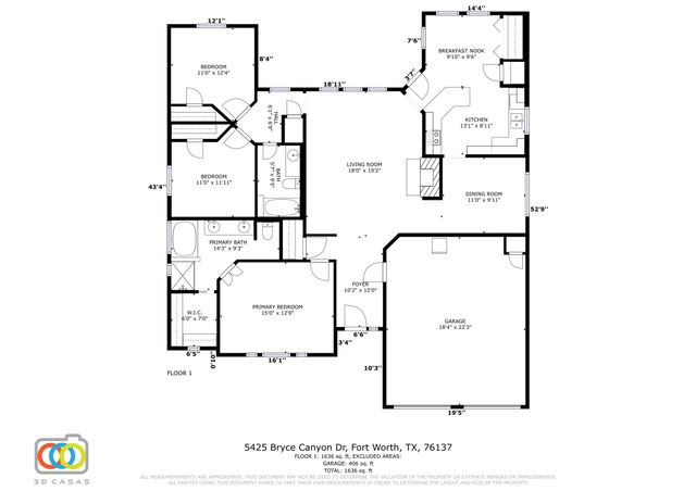 5425 Bryce Canyon Drive, Fort Worth, TX 76137